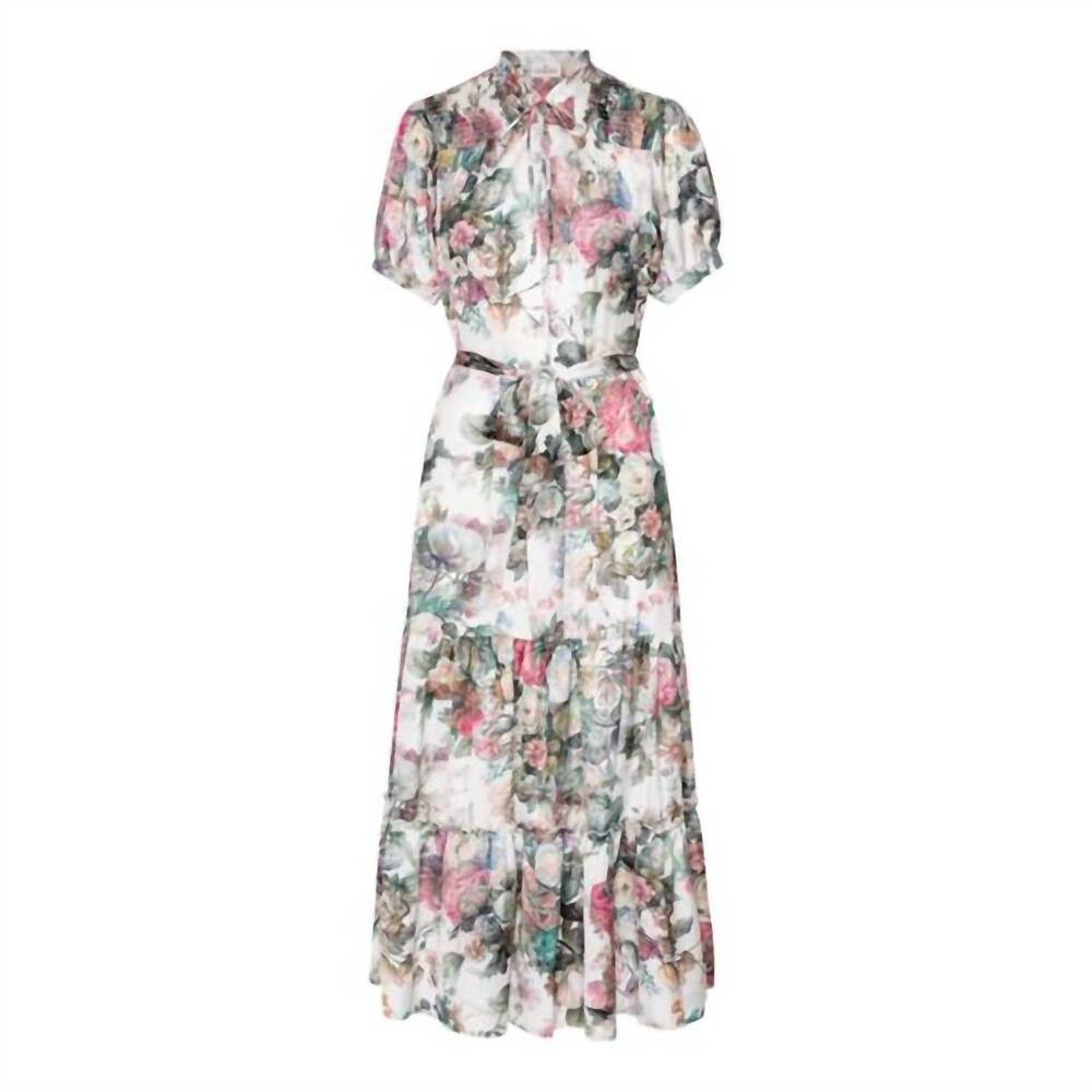 NEW KARMAMIA women's eve dress in white eden